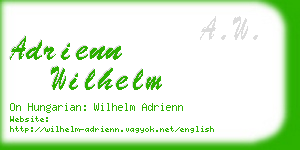 adrienn wilhelm business card